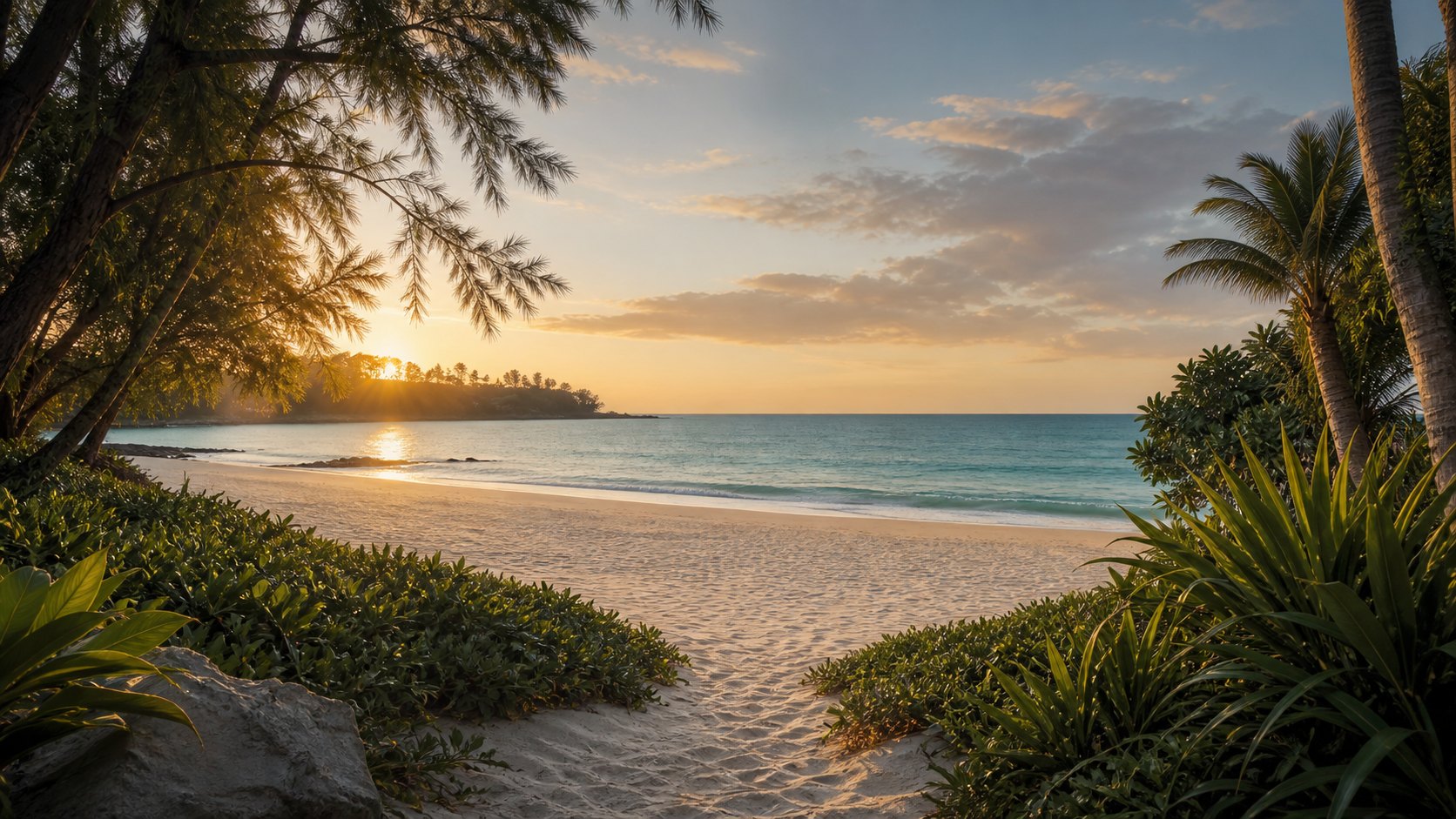 Layan Beach concept render