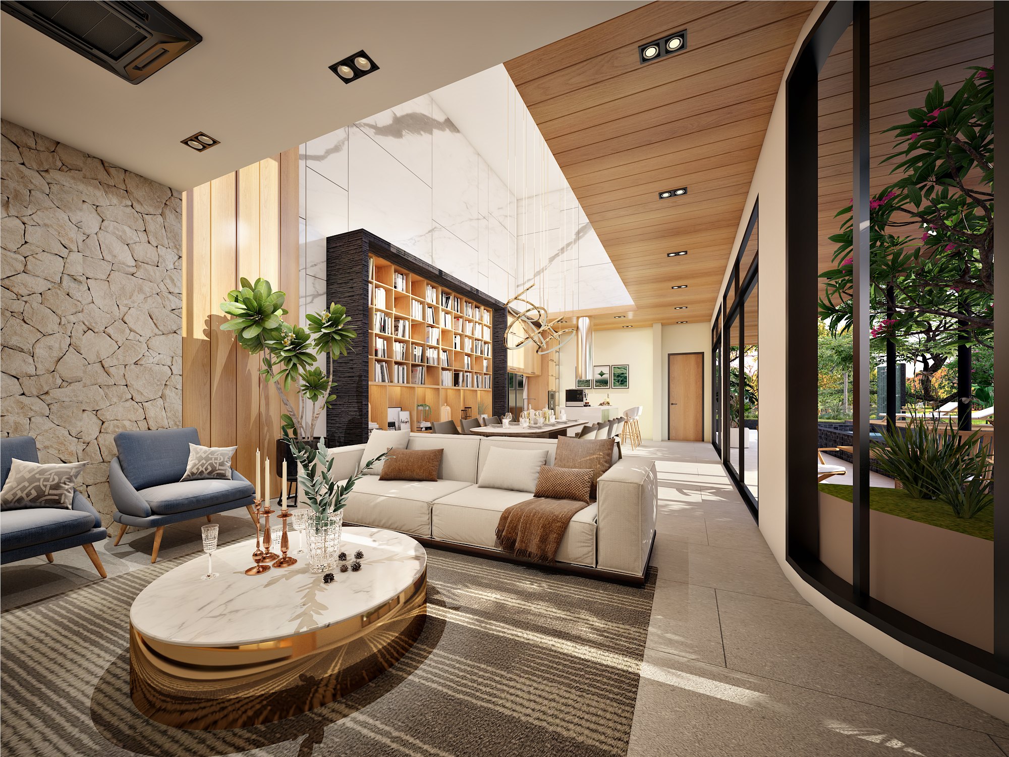 Living room render
